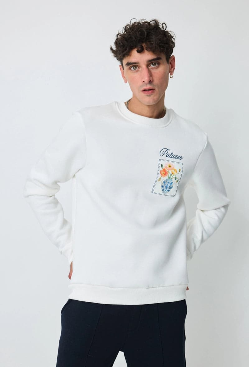 Eqrivo Sweater Palazzo Wit